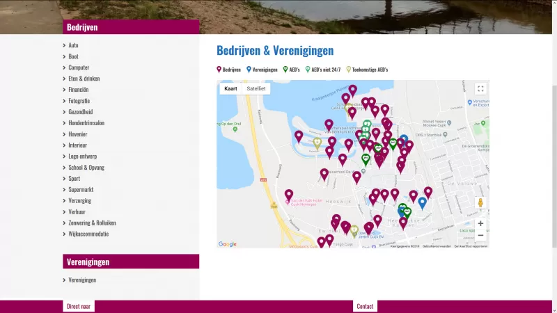 Website voor wijk & wijkraad de Heeswijkse kampen in Cuijk.